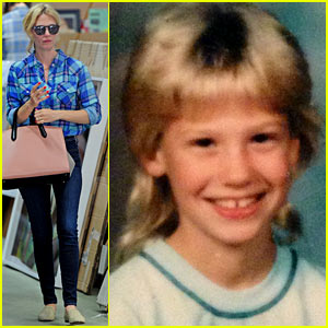 January Jones Shares Amazing #TBT 'Party in the Back' Pic - See Her 5th Grade Pic Here!