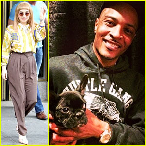 Lady Gaga's Dog Asia Takes a Selfie with Rapper T.I.