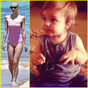 Jaime King Rocks Hot Pink One-Piece Swimsuit & Shares Adorable Video of Son James Knight - Watch Now!