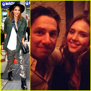 Jessica Alba Raves About Zach Braff’s ‘Bullets Over Broadway