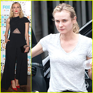 Diane Kruger Adds the Perfect Splash of Red at Fox Summer TCA All-Star Party