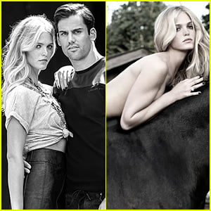 Erin Heatherton is Totally Topless on a Horse for Buffalo David Bitton's Fall Campaign