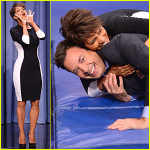Halle Berry Shows Us How to Roll on 'Tonight Show'!