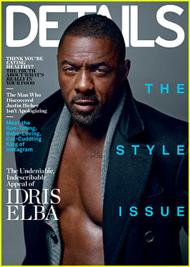 Idris Elba Strips Down for 'Details' Magazine Cover!