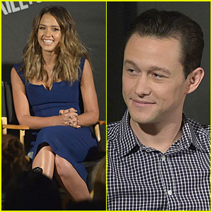 Jessica Alba & Joseph Gordon-Levitt Are Happy to Promote 'Sin City: A Dame to Kill For'