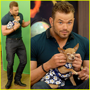 Kellan Lutz Cuddling a Puppy is the Cutest Thing You'll See All Day