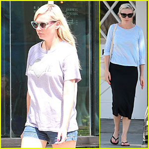 Kirsten Dunst Pampers Herself By Getting Her Nails Done & Shopping!