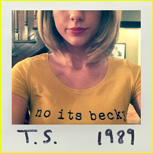 Taylor Swift Amuses Us with Tumblr-Inspired 'No It's Becky' Shirt