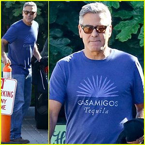 George Clooney Is Really Loving His Casamigos Tequila T-Shirt!