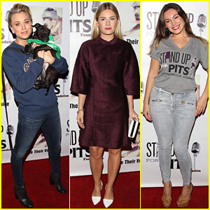 Kaley Cuoco & Kelly Brook Show Their Support at Stand Up for the Pits