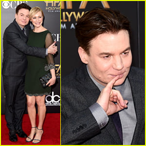 Mike Myers Poses as Dr. Evil at Hollywood Film Awards 2014! 