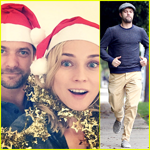 Joshua Jackson & Diane Kruger Took the Cutest Christmas Card Selfie!
