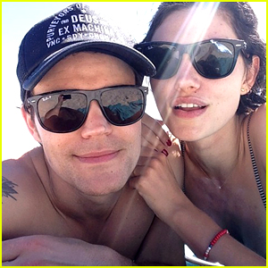 Paul Wesley Goes Shirtless in Beach Photo with Phoebe Tonkin