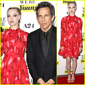 Amanda Seyfried Looks Red Hot at 'While We're Young' NYC Premiere