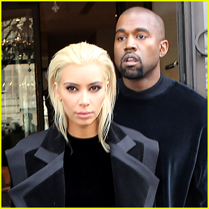 Kim Kardashian Debuts Platinum Blonde Hair!