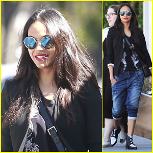 Zoe Saldana Gives Well Wishes to Harrison Ford with a ‘Star Wars