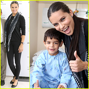 Adriana Lima Opens New Library at Children’s Hospital in Brazil