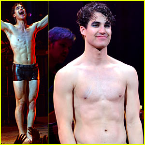 Darren Criss Strips Down Shirtless for First 'Hedwig' Show!