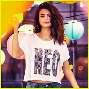Selena Gomez Bares Midriff in Adidas Neo Campaign