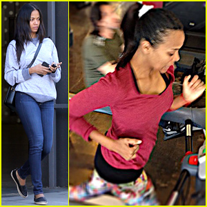 Zoe Saldana Details the Difficulty of Losing Pregnancy Weight in Note