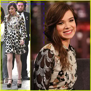 Hailee Steinfeld Promotes ‘Pitch Perfect 2′ On ‘Jimmy Kimmel Live