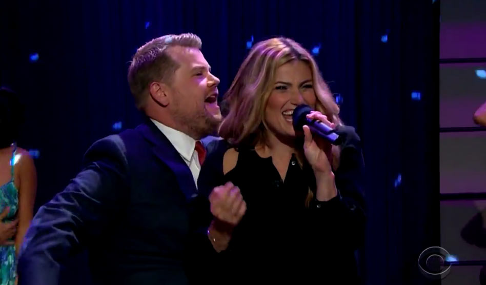 Idina Menzel Performs ‘Dirty Dancing’ with James Corden! Idina Menzel
