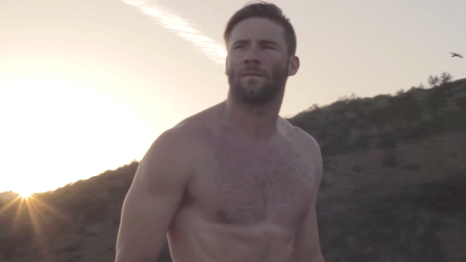 Julian Edelman shows off his hot muscular body while going shirtless at the...