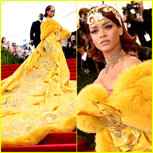 Rihanna's Met Gala 2015 Dress Has the Longest Train Ever!