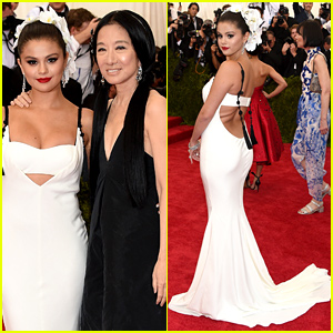 Selena Gomez Looks Stunning in White at Met Gala 2015