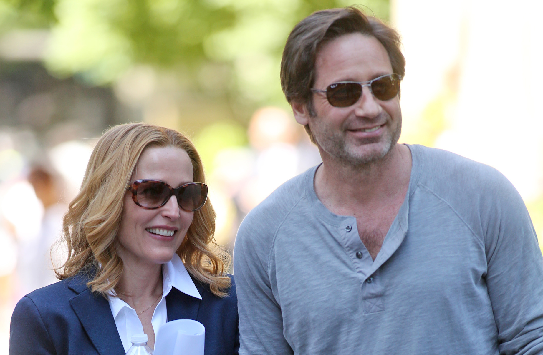 David Duchovny & Gillian Anderson Begin Shooting 'X-Files' Reboot in ...
