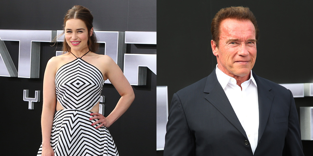 Emilia Clarke & Arnold Schwarzenegger Talk ‘Terminator’ Nude Scenes ...