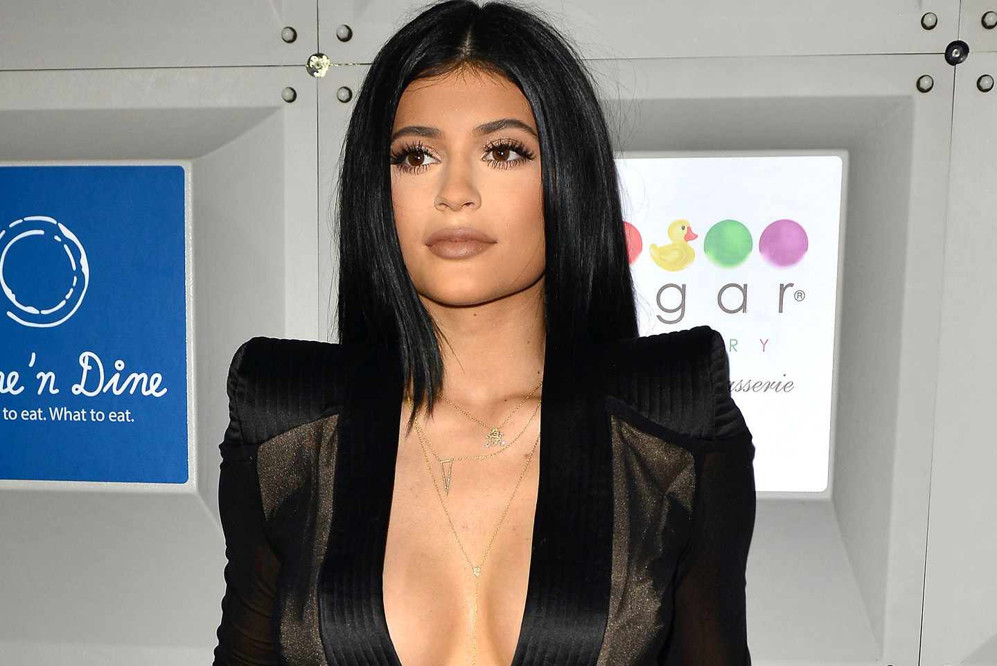 Kylie Jenner Avoids Wardrobe Malfunction With Lots of Duct Tape.