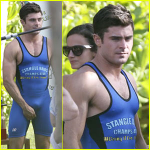 Zac Efron Leaves Little to the Imagination in Skintight Onesie!