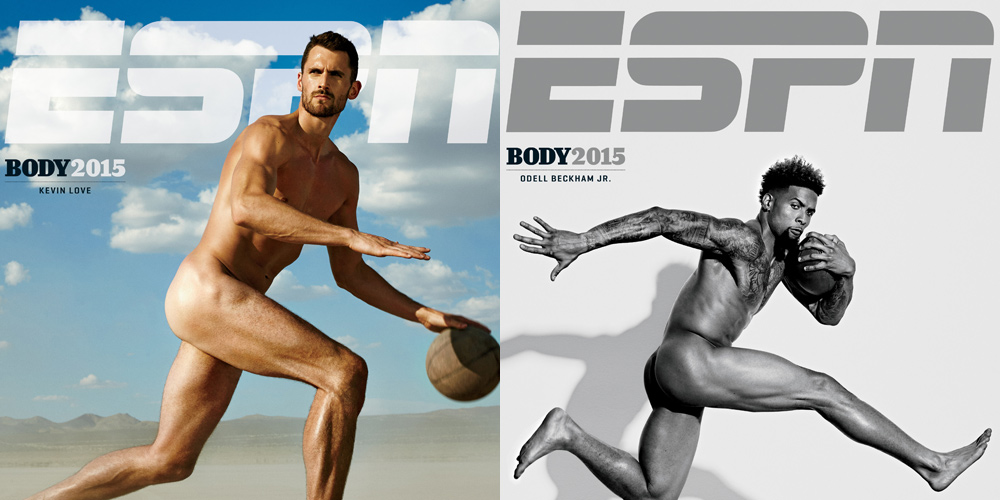 Odell Beckham Jr. & Kevin Love Go Nude for ‘ESPN’ Body Issue.