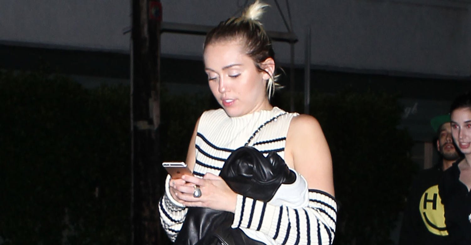 Miley Cyrus Is Not Worried About Being Hacked Miley Cyrus Just Jared Celebrity News and