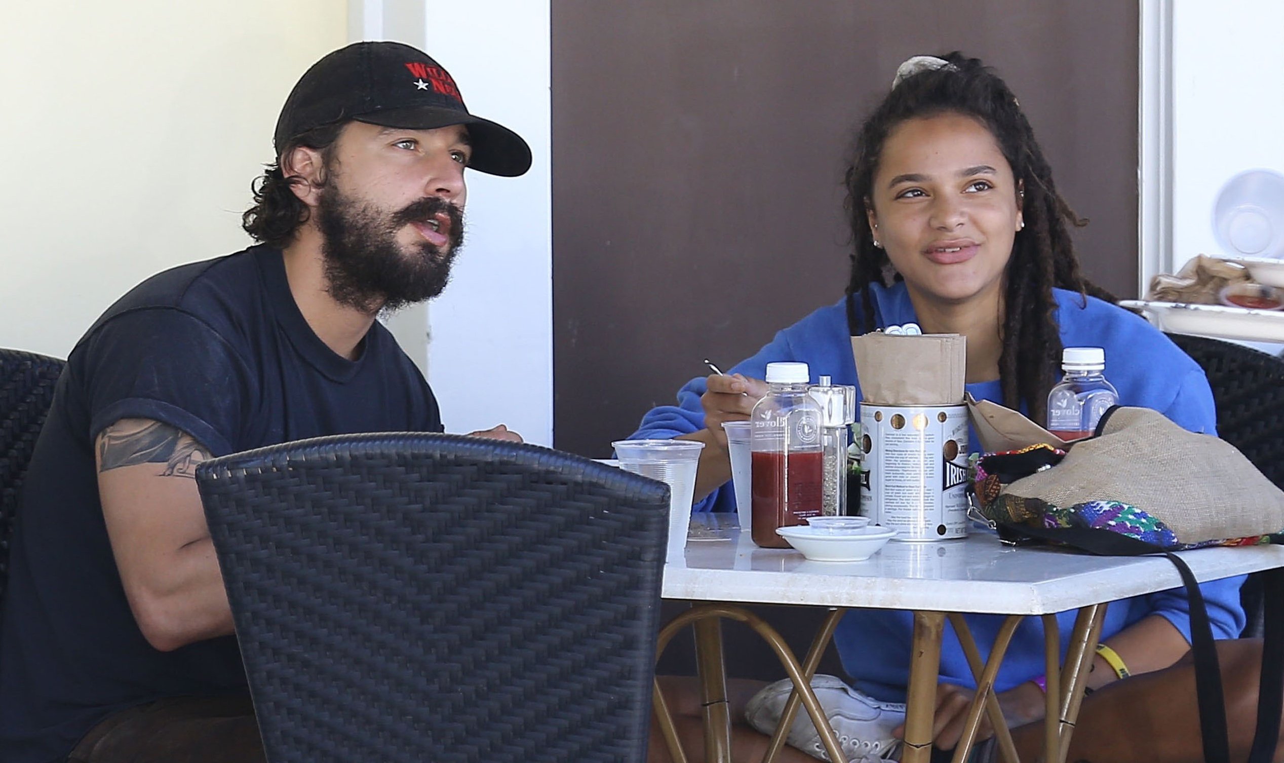 Shia LaBeouf Dines with Mystery Woman After Mia Goth Fight Video