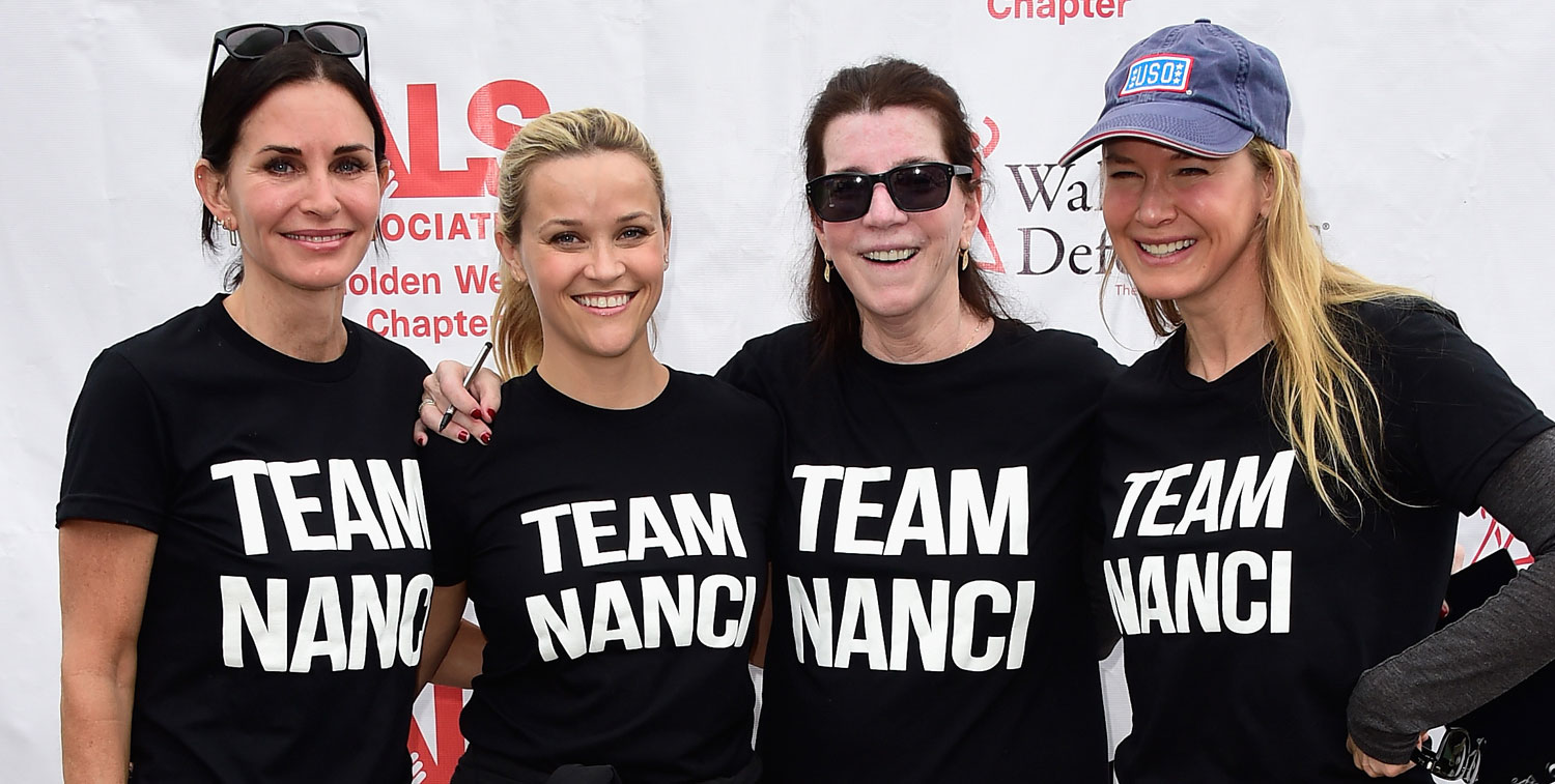 Reese Witherspoon & Renee Zellweger Walk to Fight ALS Courteney Cox