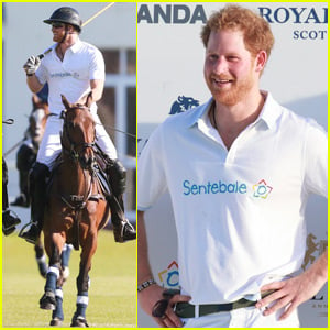 Prince Harry Takes Tumble During South African Polo Match