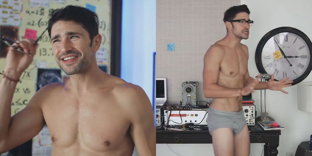Matt Dallas Goes Shirtless in Just His Underwear for Web Series.