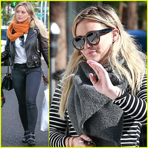 Hilary Duff Indulges in Some Holiday Shopping in L.A.