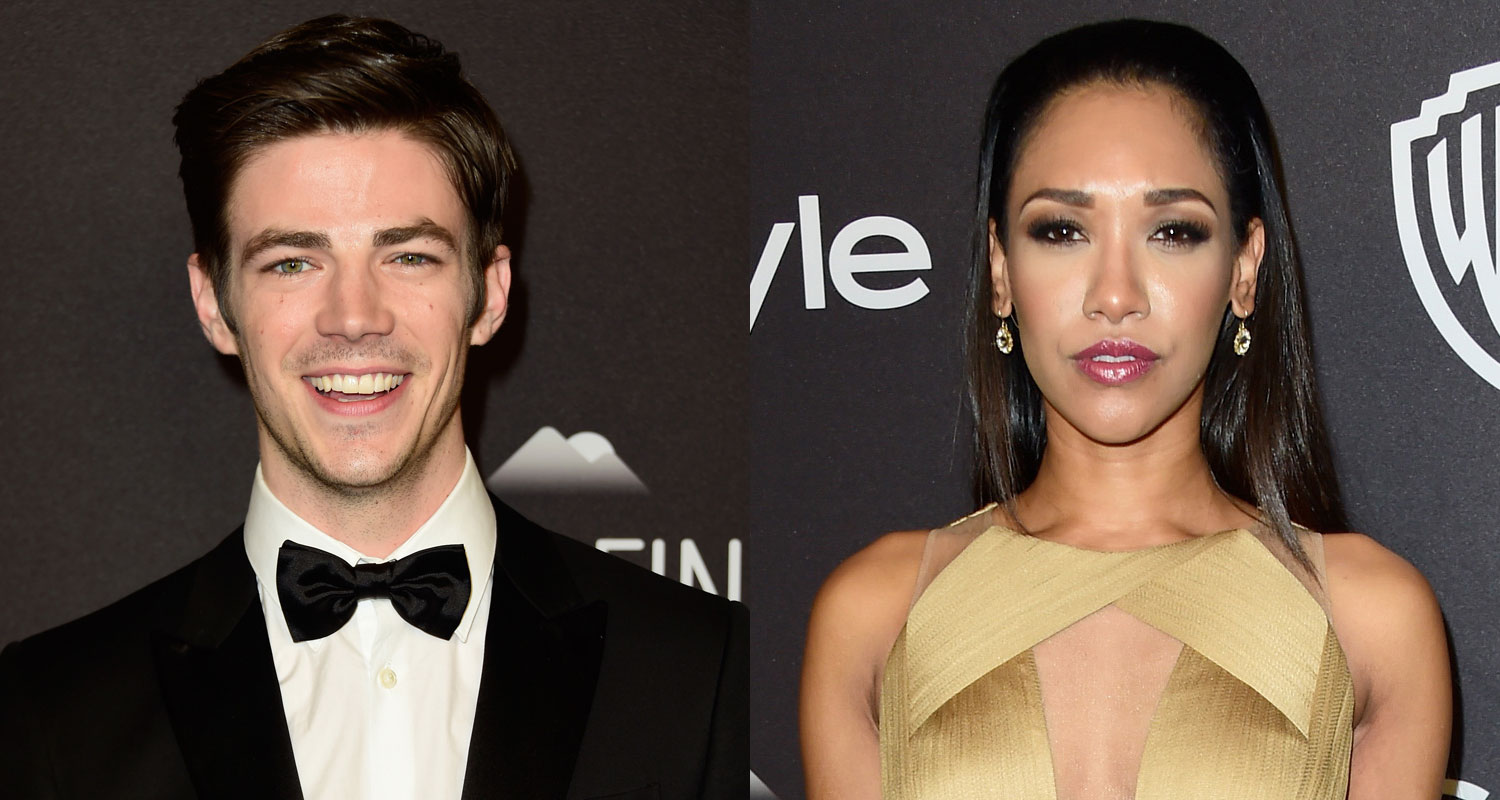 Grant Gustin & Candice Patton Flash into InStyle’s Golden Globes Party