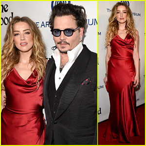 Johnny Depp & Amber Heard Are Red Hot for Art of Elysium!