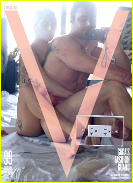 Lady Gaga & Taylor Kinney Strip Down Completely for 'V Mag'
