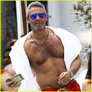 Andy Cohen Goes Shirtless for Easter Vacation in Miami | Andy Cohen