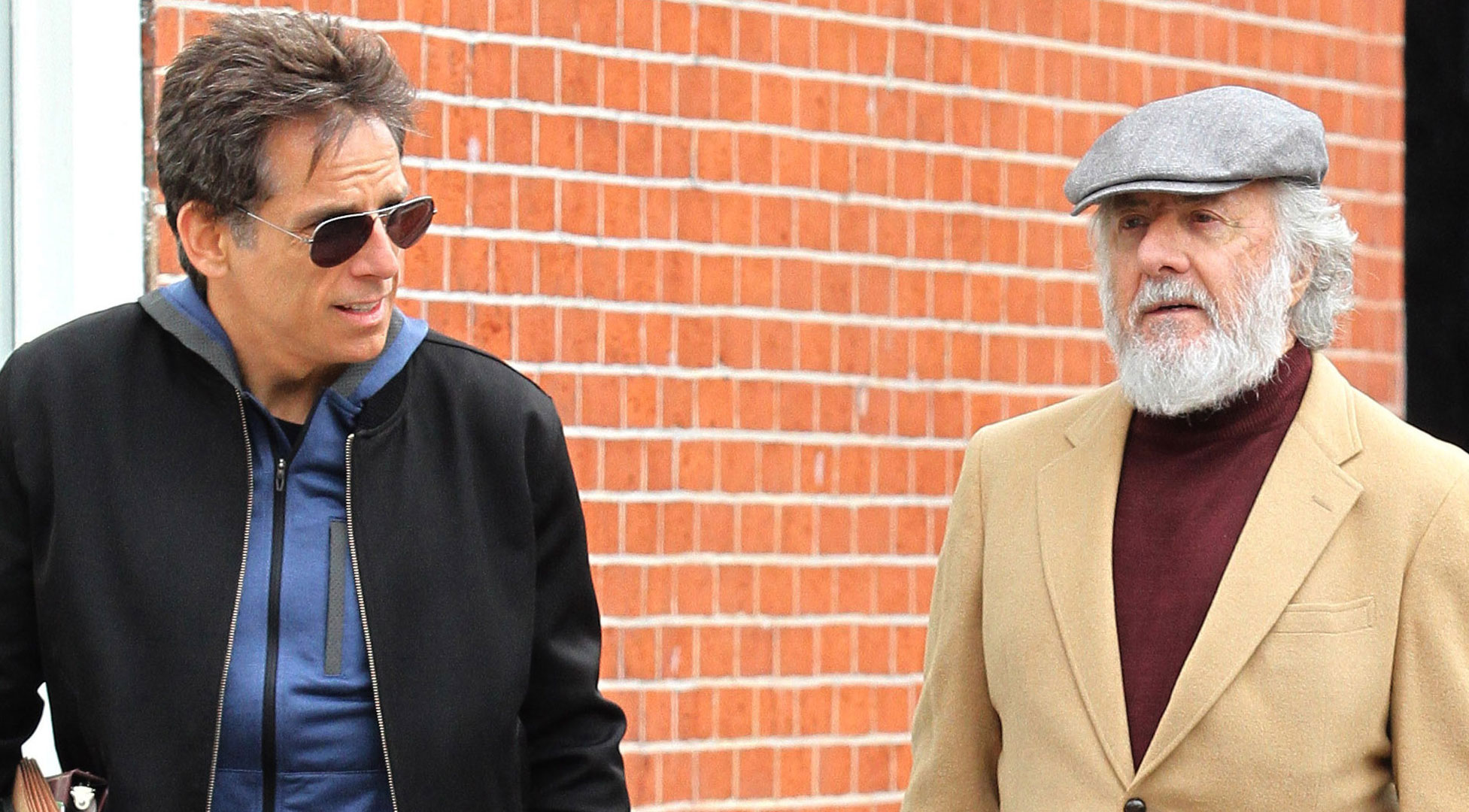 Ben Stiller & Dustin Hoffman Film ‘Yeh Din Ka Kissa’ in NYC Ben
