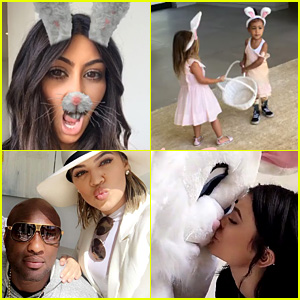 Kardashians Share Easter Snapchats From Their Fun-Filled Sunday!