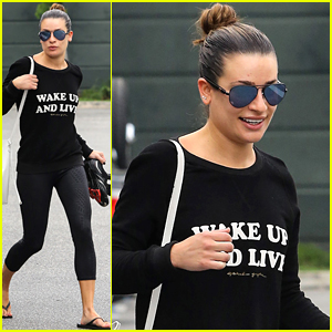 Lea Michele Stalked Beyonce & Jay Z at a Clippers Game
