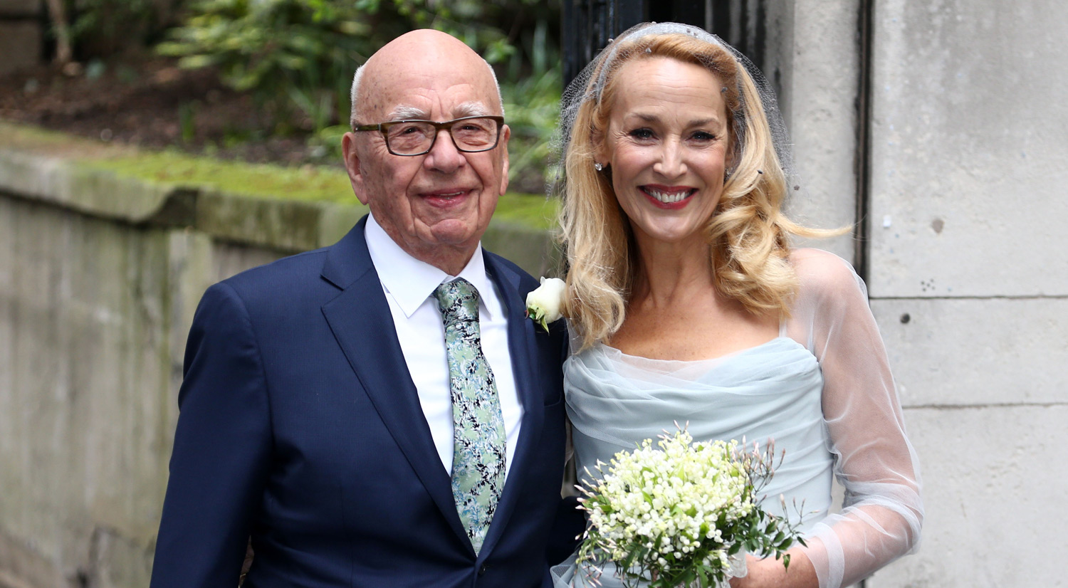 Rupert Murdoch & Jerry Hall Get Married Again Wedding Pics!
