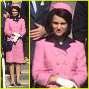 Natalie Portman Channels Jackie Kennedy To Film Jackie Natalie Portman Just Jared