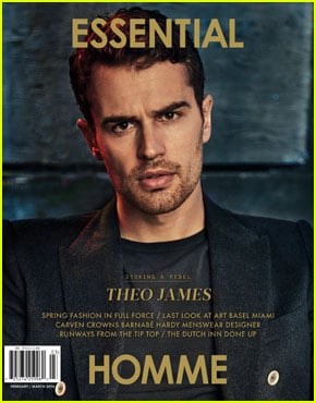 Theo James Grew Up Listening to Hip-Hop & Playing Basketball